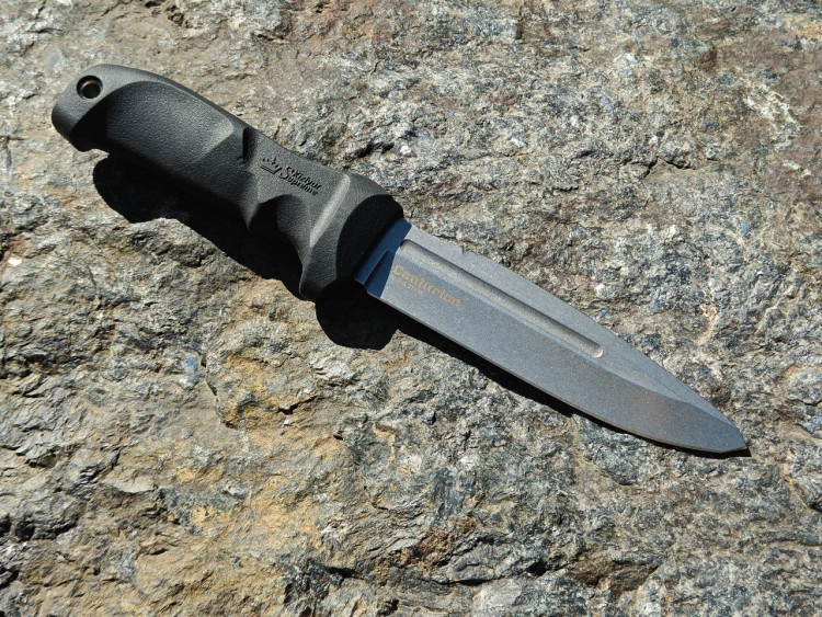 Тактический нож Centurion AUS-8 StoneWash Черные Ножны