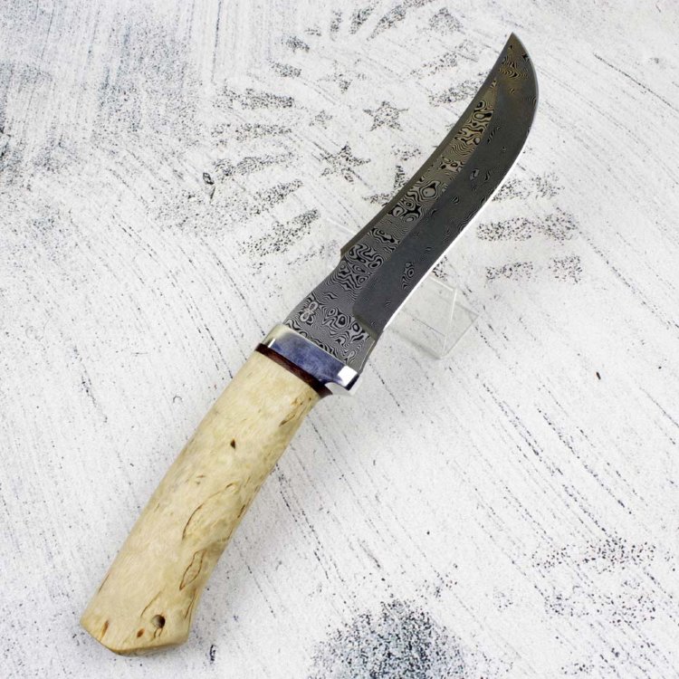 Нож разделочный "Клык" карельская береза, ZD 0803, Златоуст АиР