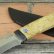 Нож разделочный "Клычок-3",  карельская береза, Златоуст АиР