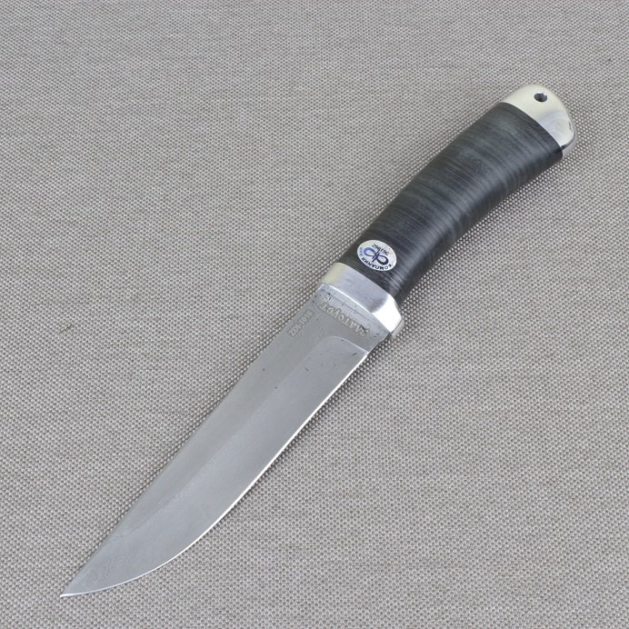 Нож туристический "Лиса" кожа-алюминий, ZDI-1016, Златоуст АиР