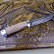 Нож туристический "Бекас", орех, алюминий, ZD 0803, Златоуст АиР