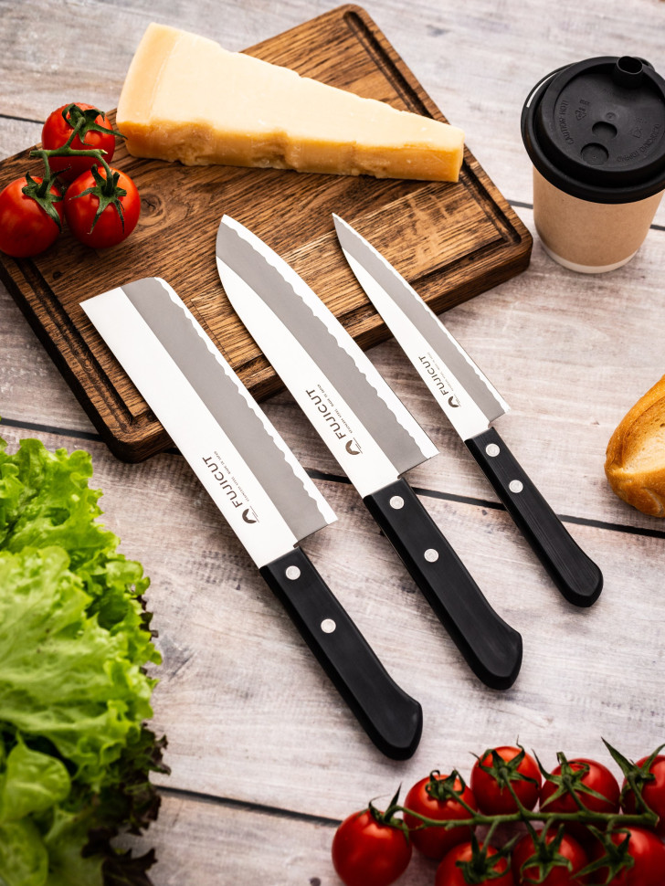 Набор  Кухонных Ножей 3шт FUJI CUTLERY