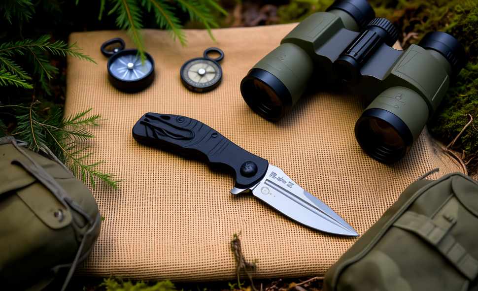 Складной нож BLOKE Z D2 TW G10-BH (TacWash, G10 Black Handle)