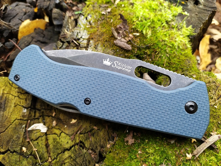 Складной нож Ute (G10) 440C серый от Kizlyar Supreme