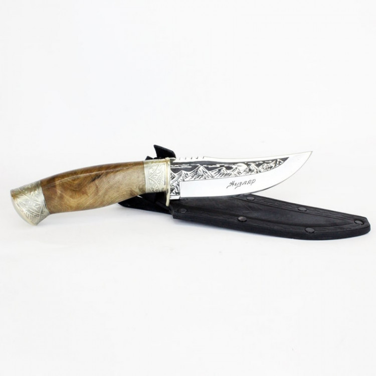 Нож туристический "Морской Волк", орех, гардовый, Кизляр