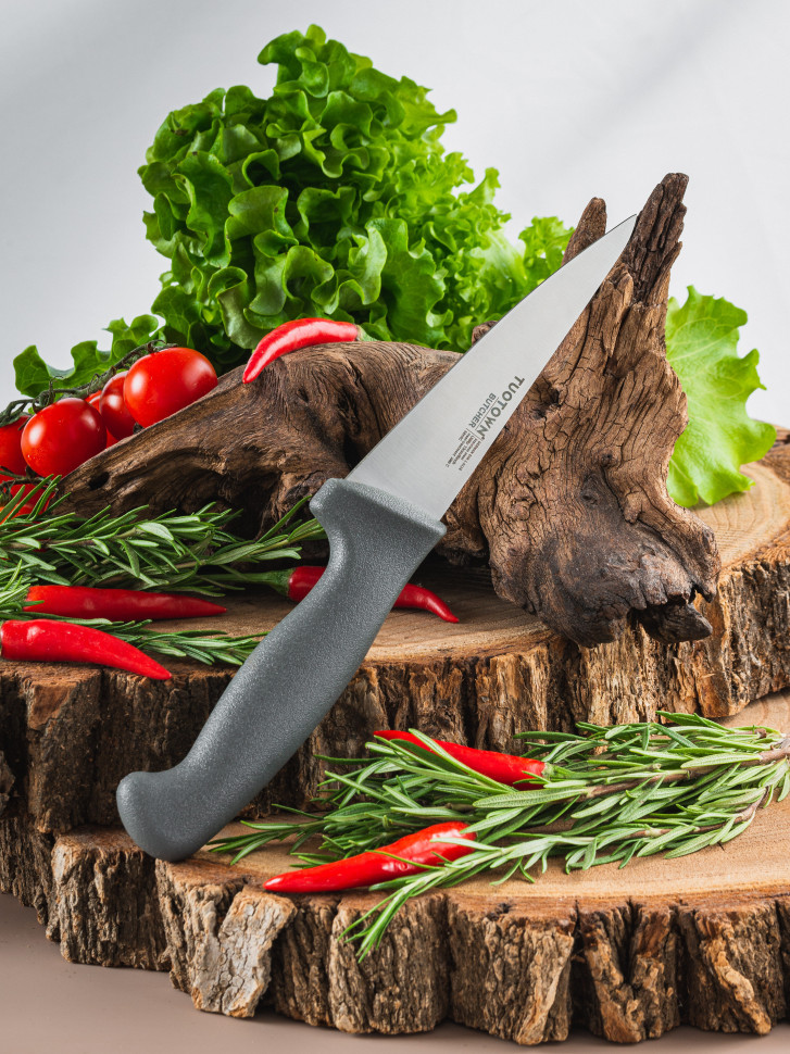 Кухонный нож для овощей фруктов универсальный рукоять полипропилен сталь German din 1.4116