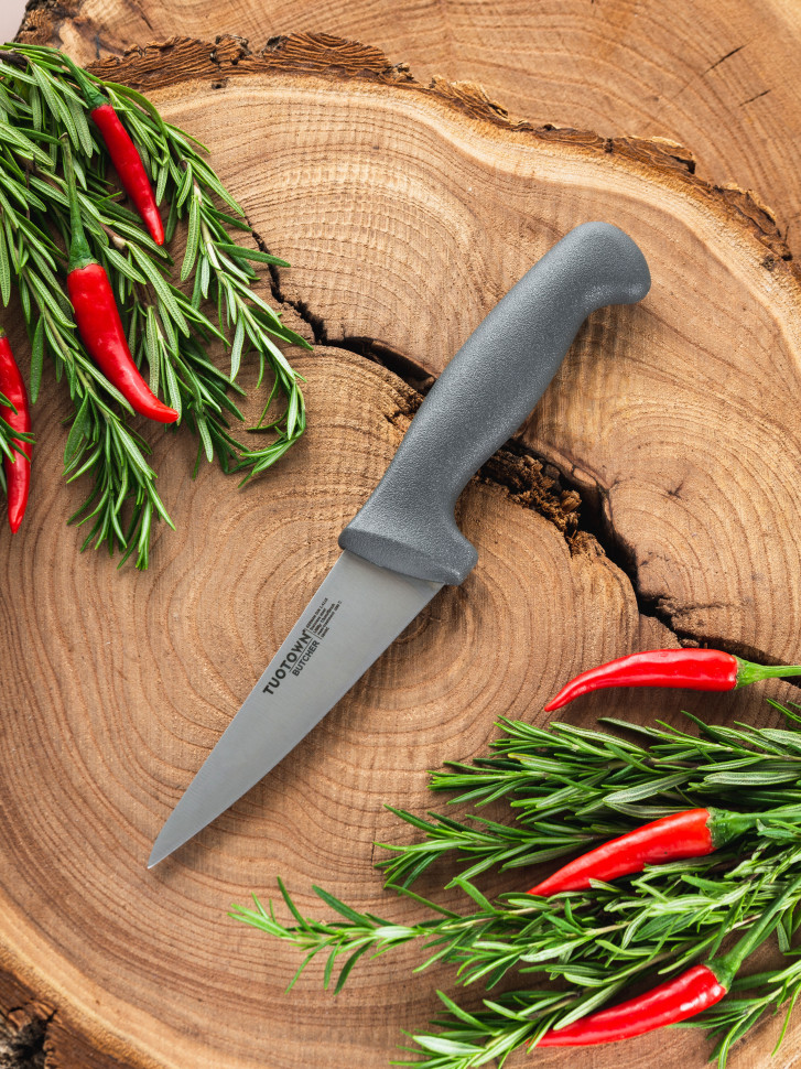 Кухонный нож для овощей фруктов универсальный рукоять полипропилен сталь German din 1.4116