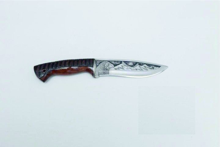 Нож туристический "Сафари-1", сборный, резной, Кизляр