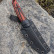 Нож туристический "Scar red black", N.C.Custom