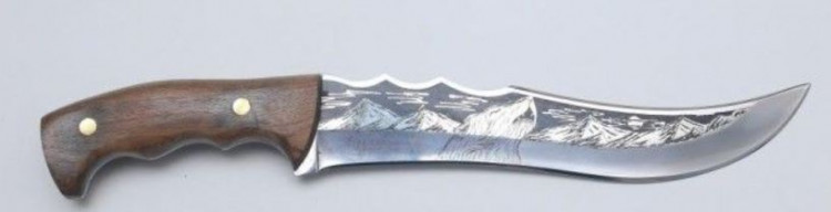 Нож туристический "Атаман", орех, Кизляр