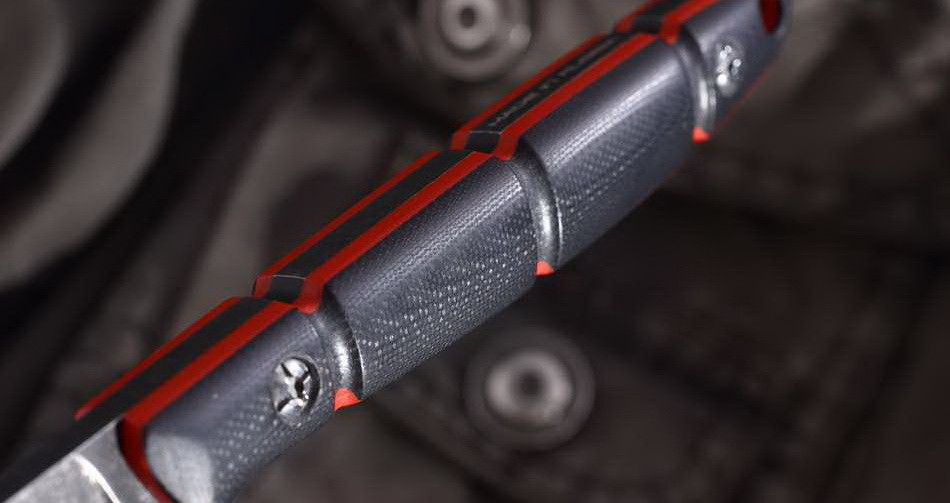 Нож туристический "Viper red-black", StoneWash, N.C.Custom