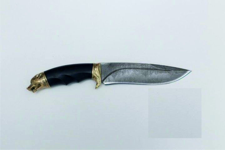 Нож туристический "Сафари-1", латунь, Кизляр