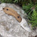 HAMMY AUS-8 SW WH LS (StoneWash, Walnut Handle, Leather Sheath) туристический нож