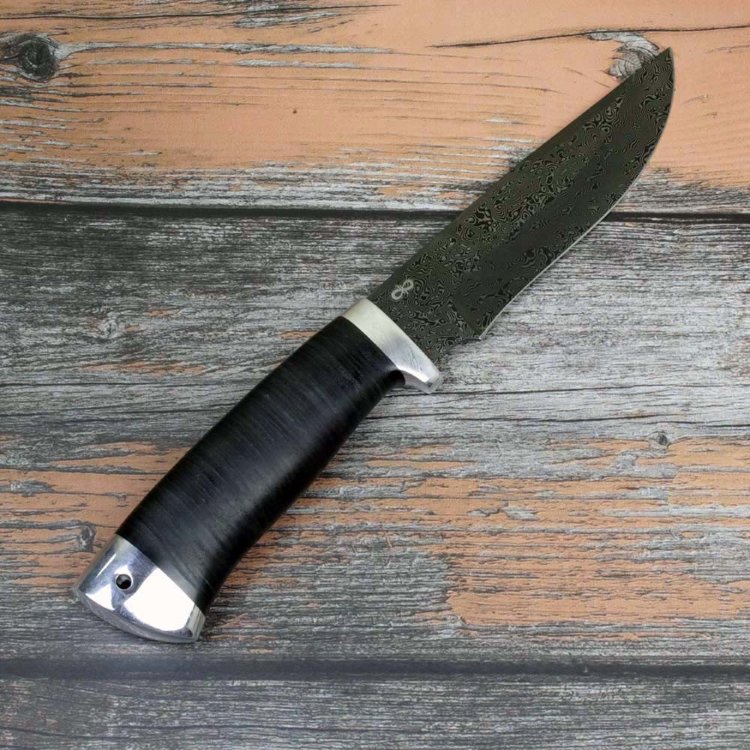 Нож туристический "Стрелец" карельская береза, ZD 0803, Златоуст АиР