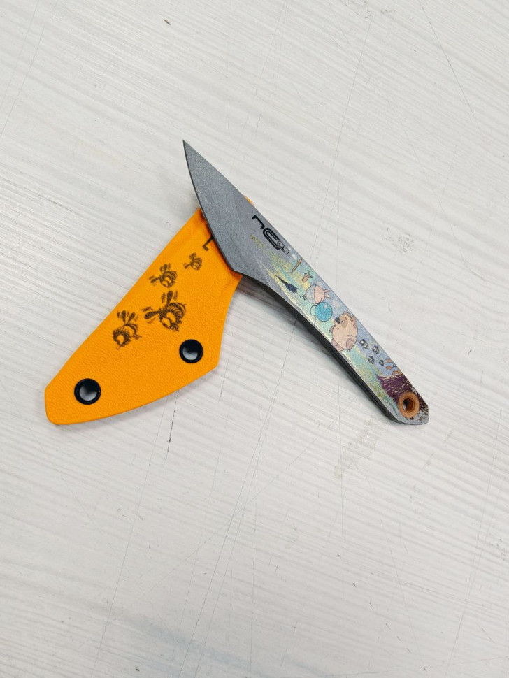 Нож Киридаши Винни-Пух Союзмультфильм (SW, Orange) NC Custom