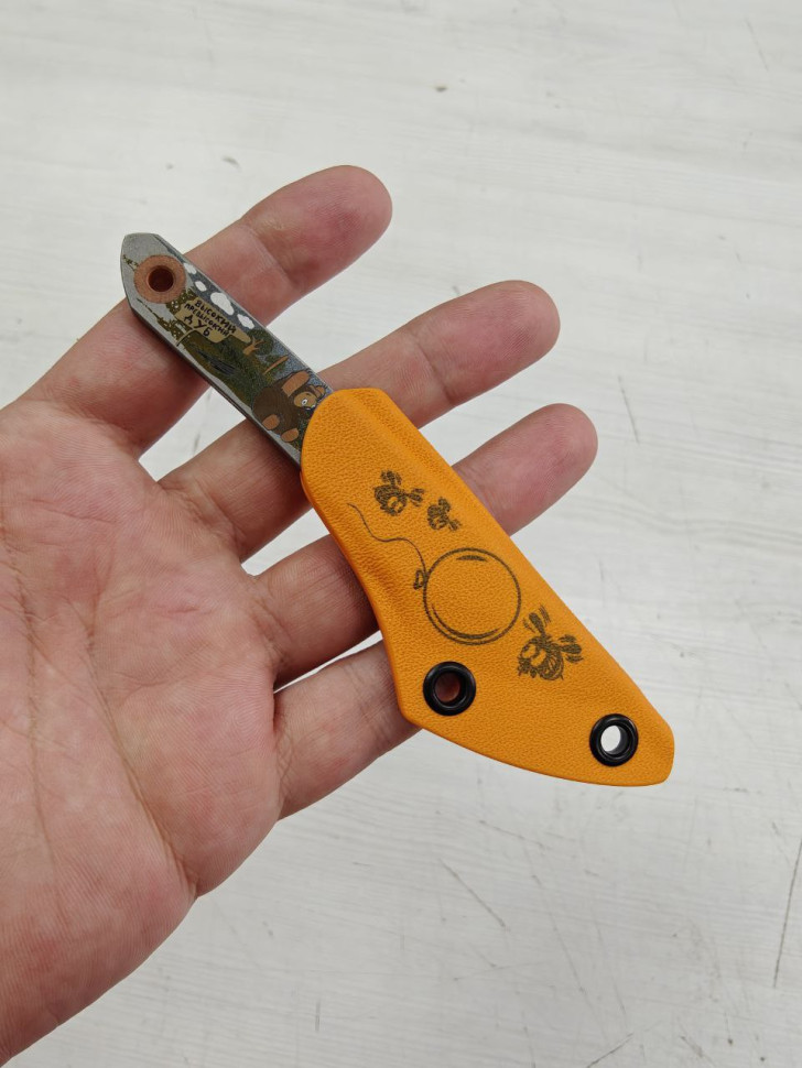 Нож Киридаши Винни-Пух Союзмультфильм (SW, Orange) NC Custom