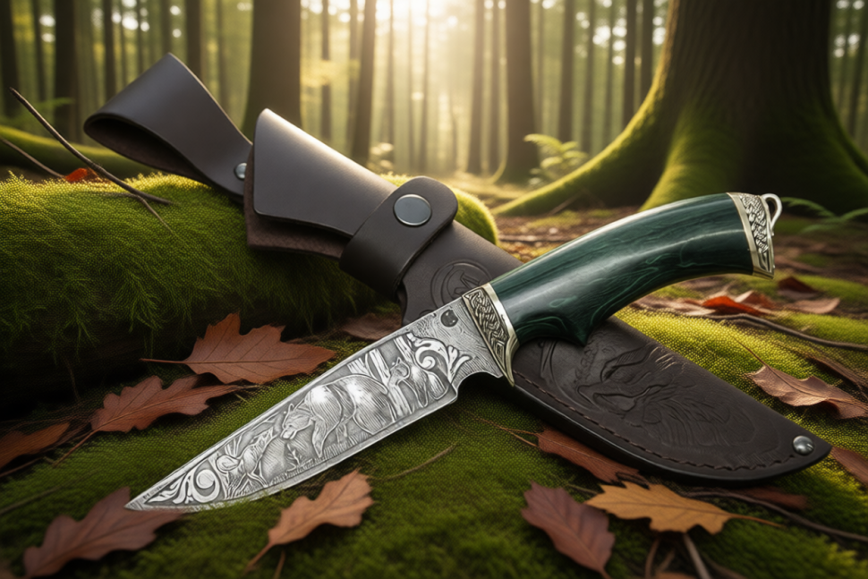 подарочный нож с гравировкой для охотника охотничья тематика