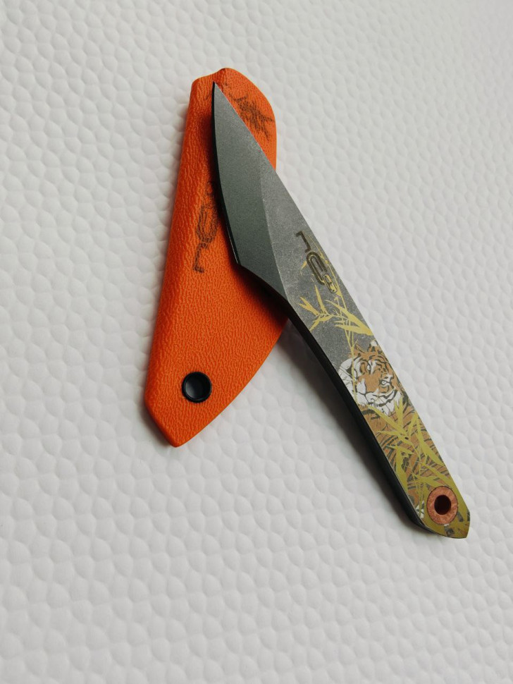 Нож скелетный Киридаши Tiger, Orange
