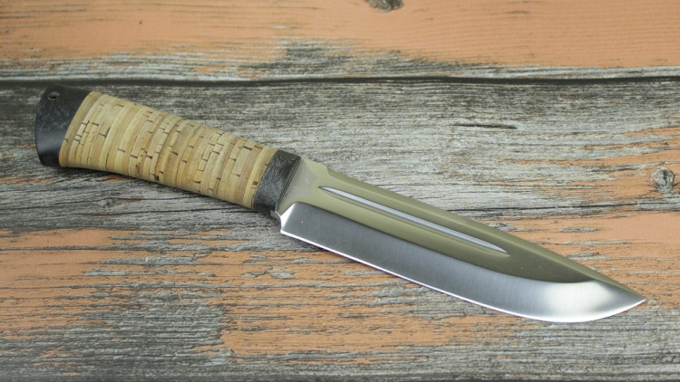 Нож разделочный "Селигер ", береста, Златоуст АиР