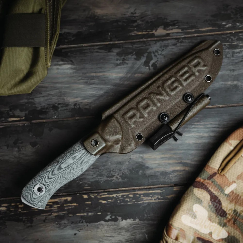 НОЖ RANGER С ОГНИВОМ AUS-10 – N.C.CUSTOM