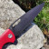 Нож складной Кайман  XL ( сталь 65 г, красный G 10)