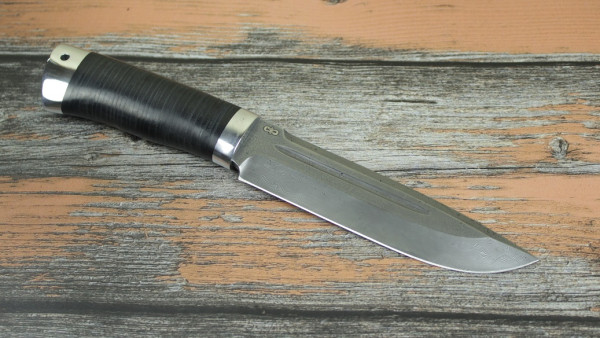 Нож разделочный "Селигер ", кожа, алюминий, ZDI-1016, Златоуст АиР