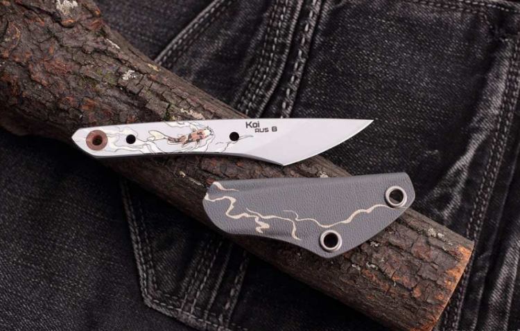 Нож туристический киридаши KOI, N.C.Custom