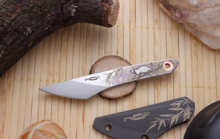 Нож туристический киридаши SO satin, N.C.Custom