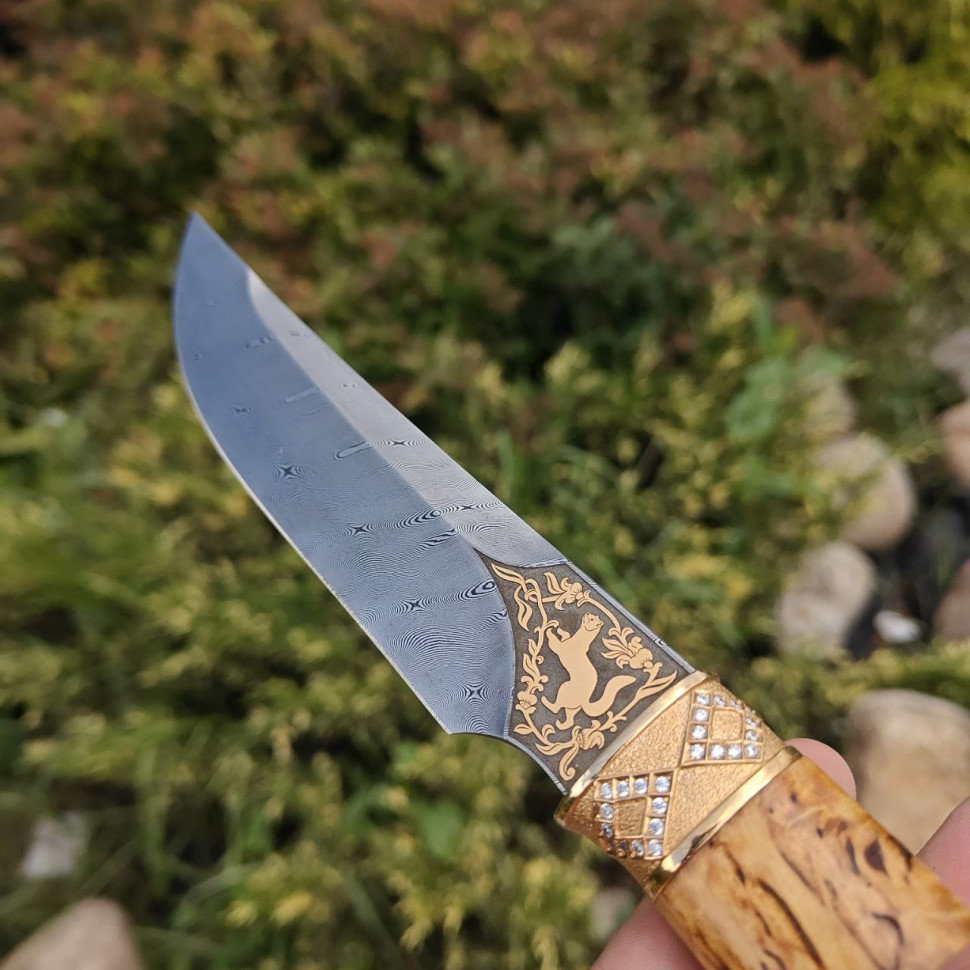 Нож туристический эксклюзивный "Куница", Северная корона