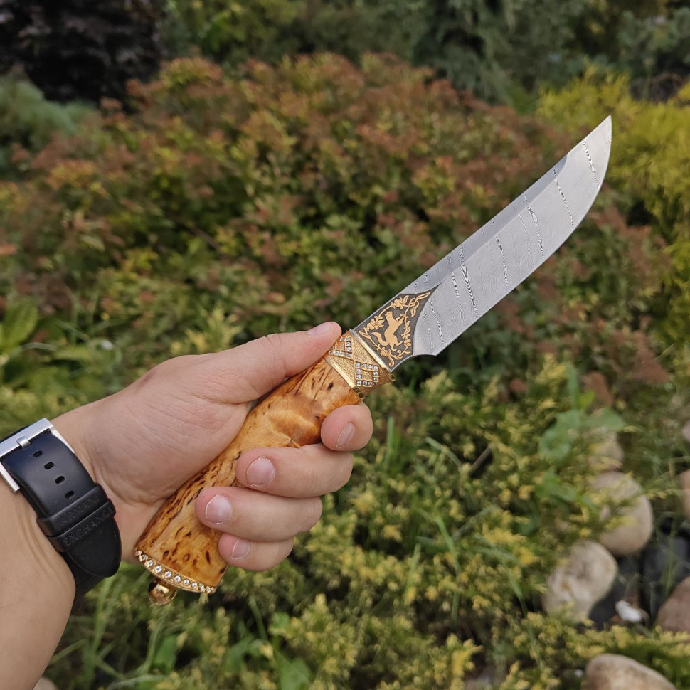 Нож туристический эксклюзивный "Куница", Северная корона