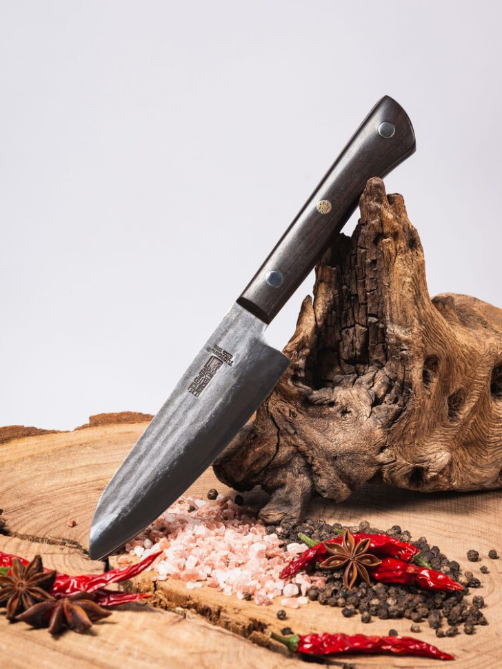 Кухонный нож Santoku Mini кованый 185010