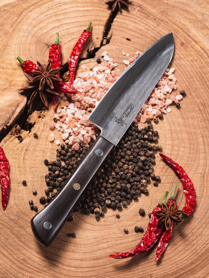 Кухонный нож Santoku Mini кованый 185010