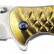 Нож полуавтоматический с металлической рукоятью и клипсой, Ножемир, Beetle A-145
