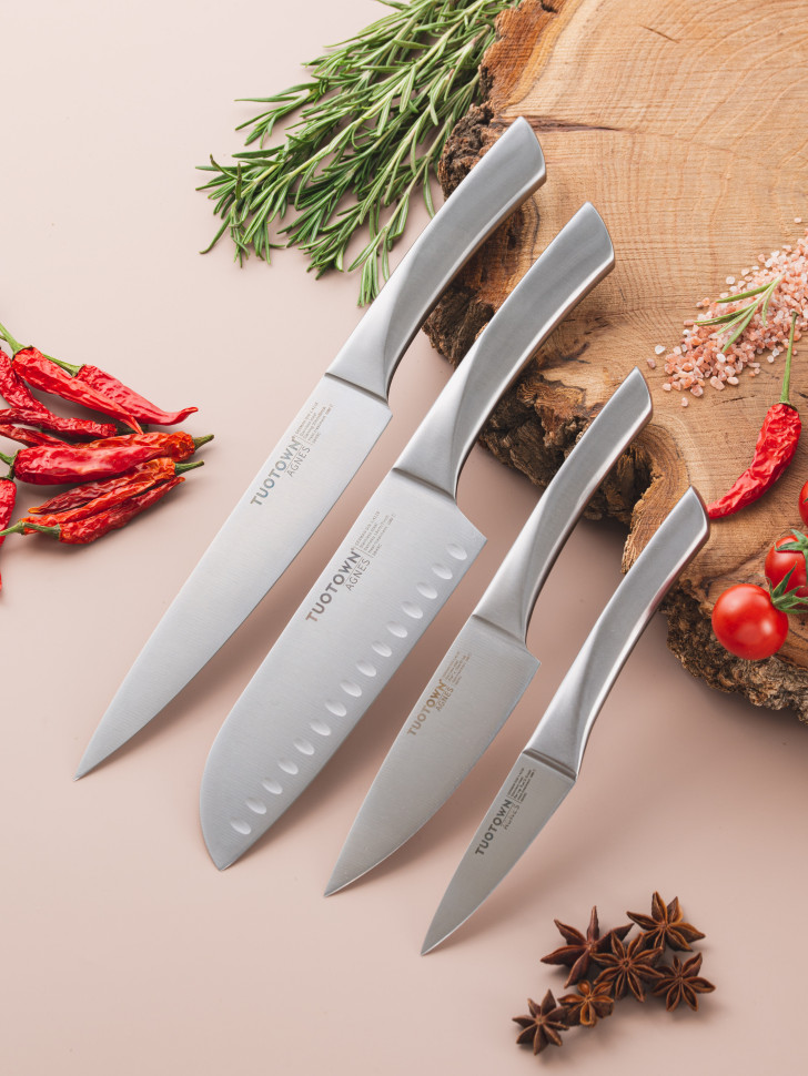 Комплект кухонных ножей Agnes TuoTown 4шт