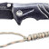 Нож полуавтоматический с металлической рукоятью и клипсой, Ножемир, Mantis A-147