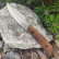Туристический нож Baikal D2 StoneWash, Орех