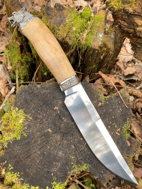 Нож туристический Странник подарочный (волк)