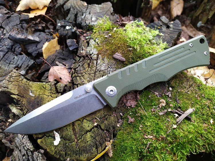 Нож складной Split зеленый Mr. Blade