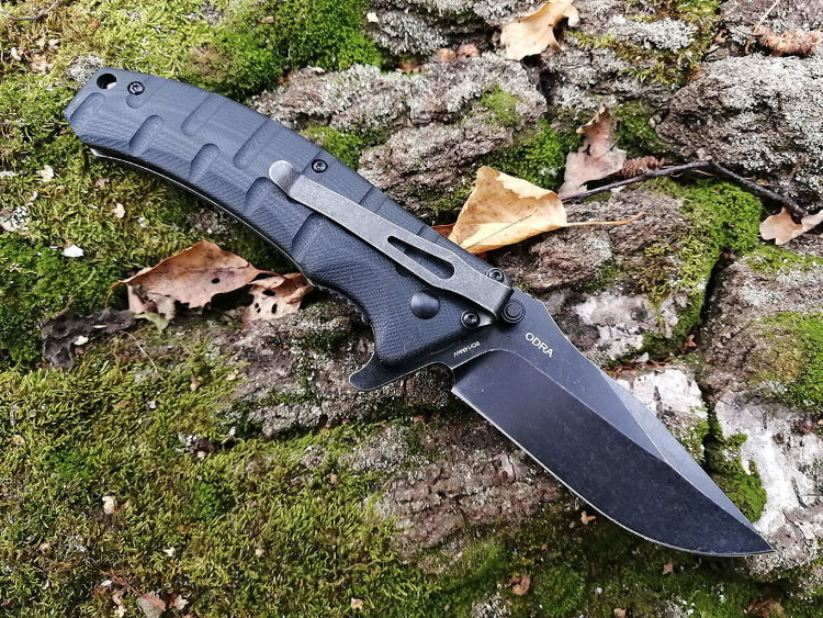 Нож складной Odra Black StoneWash Mr. Blade