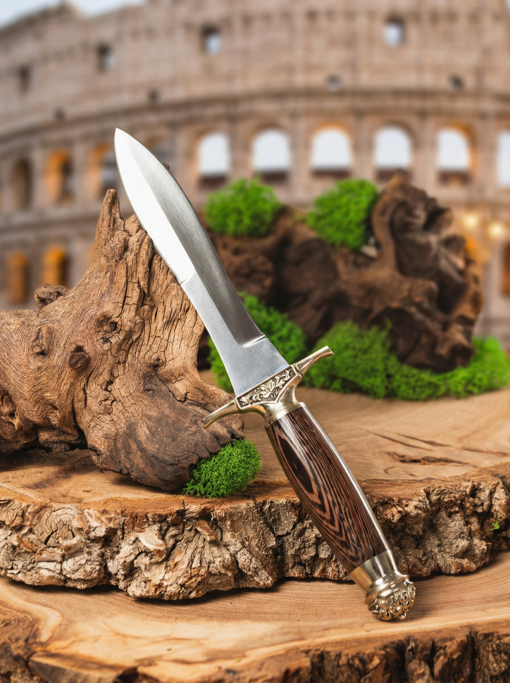 Нож Адмирал,кован,ст Х12МФ,литье венге