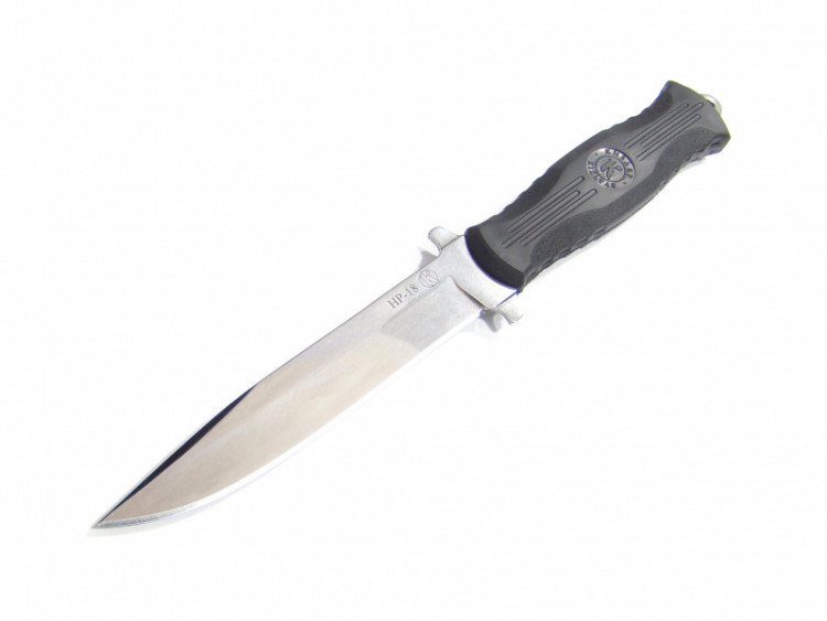 Нож туристический "НР-18", elastron, серый stonewash, Кизляр