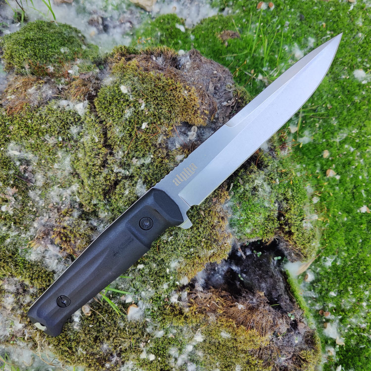 Тактический нож Alpha (кратон) D2 StoneWash от Kizlyar Supreme