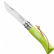 Нож OPINEL №7 TREKKING, нержавеющая сталь, кожаный темляк, светло-зеленый 001442