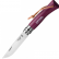 Нож OPINEL №7 TREKKING, нержавеющая сталь, кожаный темляк, фиолетовый 001444