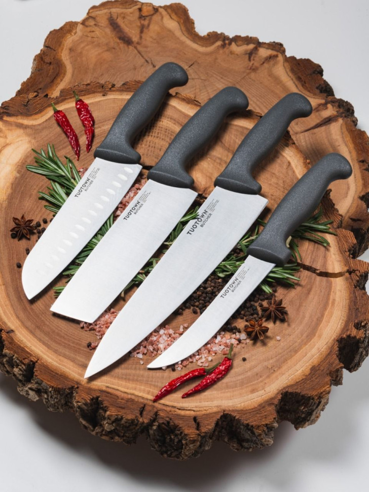 Набор кухонных ножей Butcher 4шт TuoTown