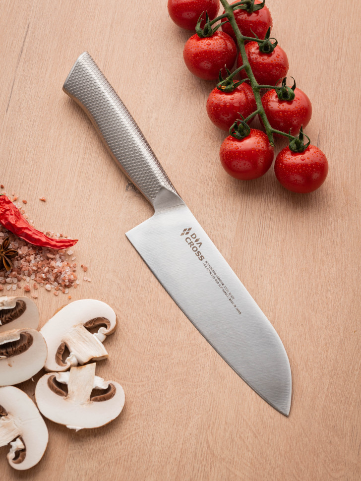 Купить Сантоку японский шеф нож Kasumi Diacross в Москве Спб с доставкой по России