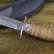 Нож туристический "Финка-2" береста, алюминий, ZD 0803, Златоуст АиР
