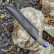Нож туристический "Бекас" кап стабилизированный синий, ZlaTi, ZDI 1016