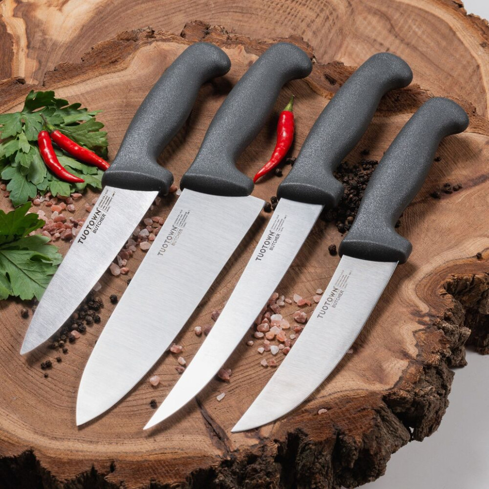 Комплект кухонных ножей TuoTown Butcher 4шт