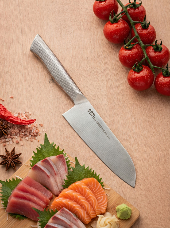 Купить нож Сантоку мини кухонный Япония в Москве СПб с доставкой по РФ